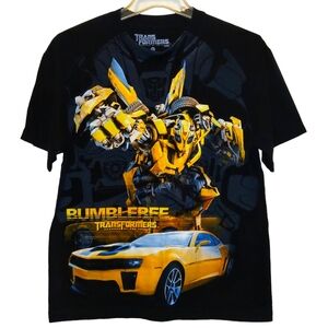 Youth XL TRANSFORMERS Bumblebee "Revenge of the Fallen" 2009 Black S/S T/Shirt